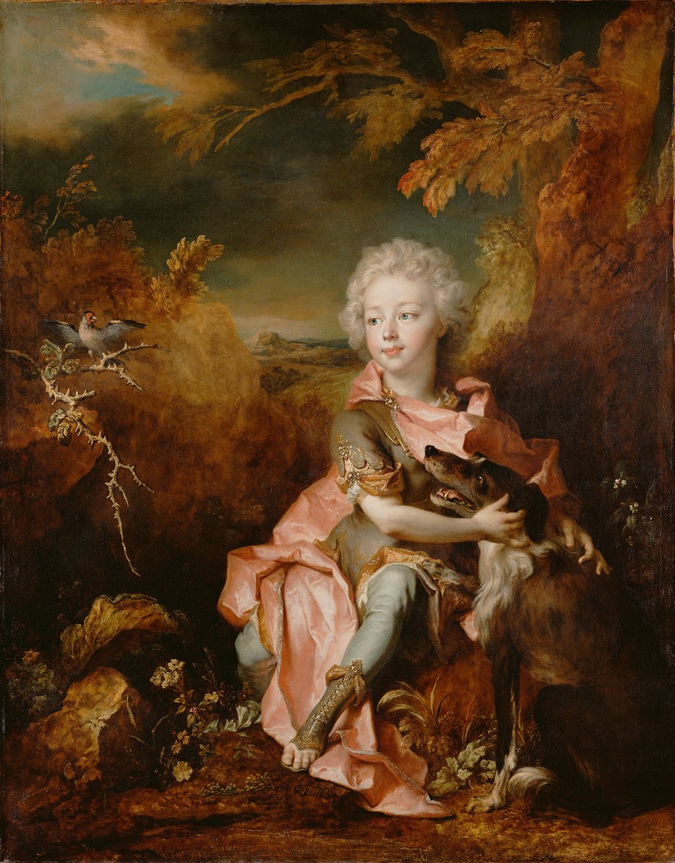 Portrait of a Boy in Fancy Dress av Nicolas de Largillière