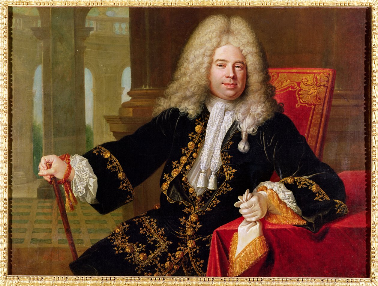 Porträtt av en magistrat av Nicolas de Largillière