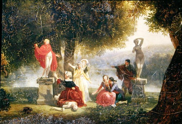 Statyn av kärlek av Nicolas Antoine Taunay
