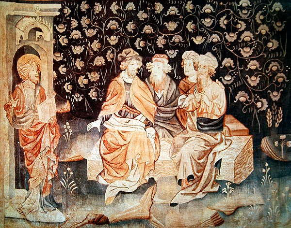 The First Resurrection of the Martyrs, från The Apocalypse of Angers, 1373-87 av Nicolas Bataille