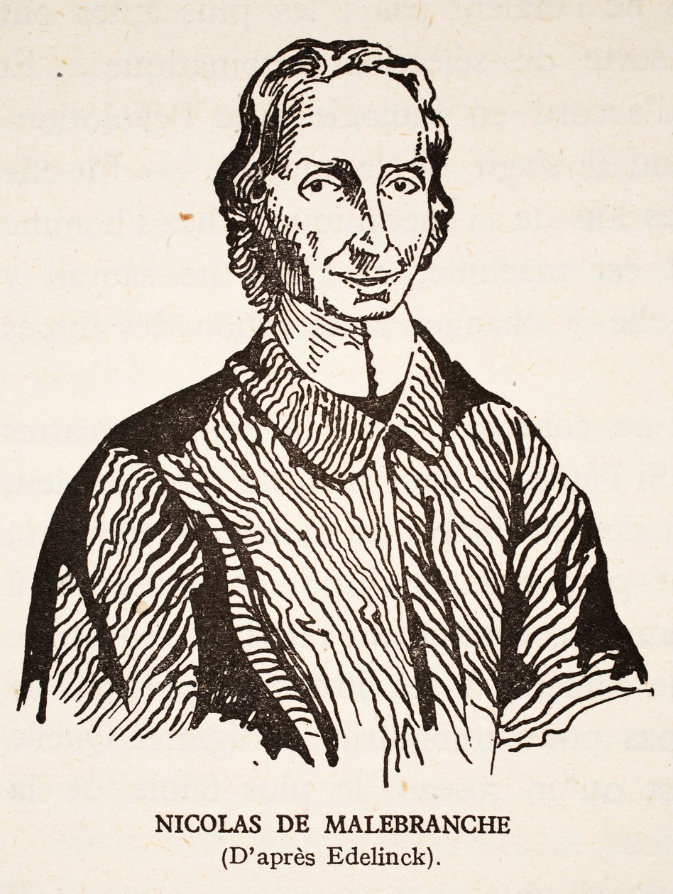 Nicholas de Malebranche av Nicolas Etienne Edelinck