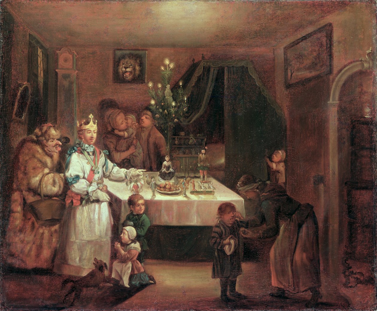 Utdelning av julklappar av Nicolas Hoffmann