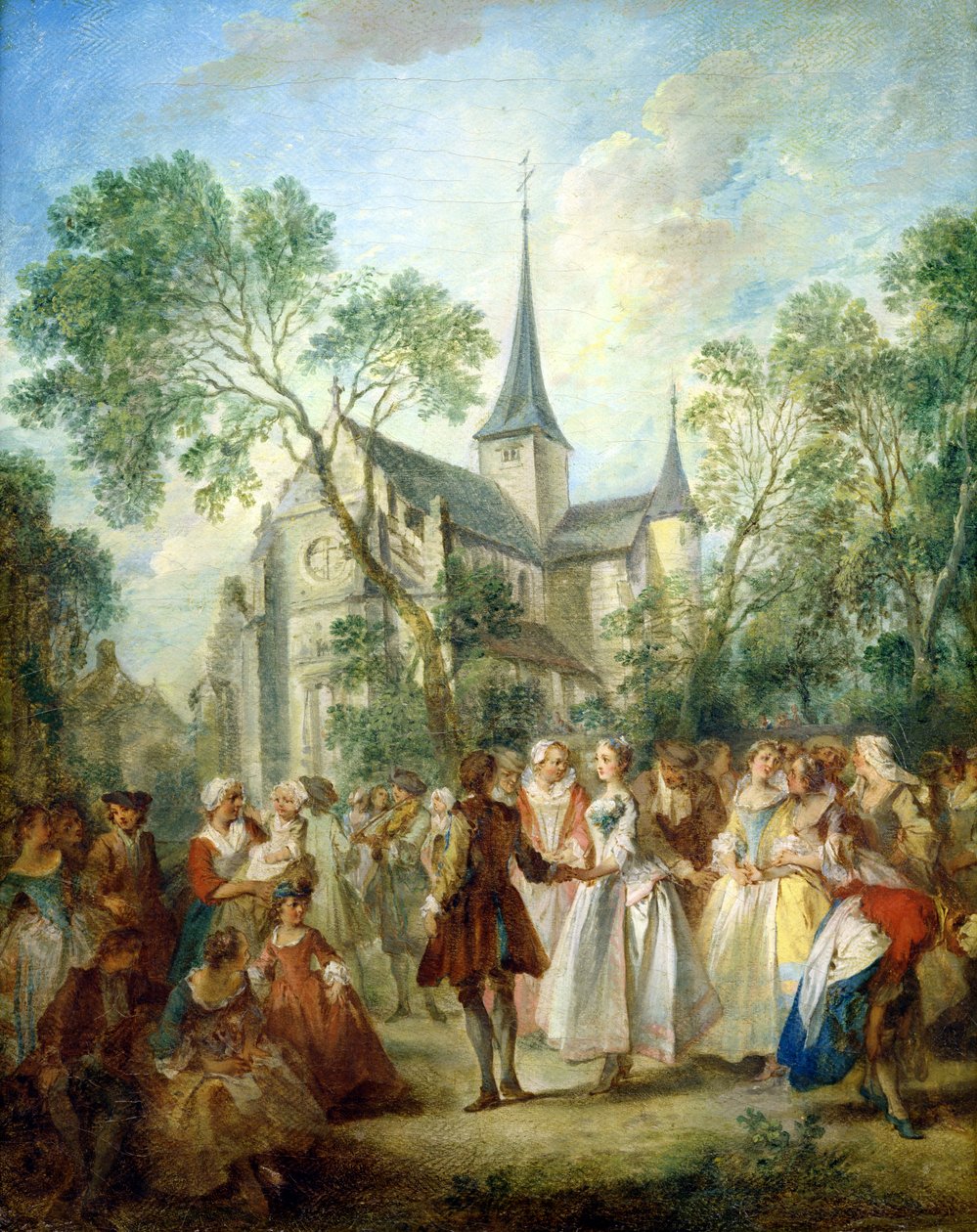 Bröllopsdansen av Nicolas Lancret