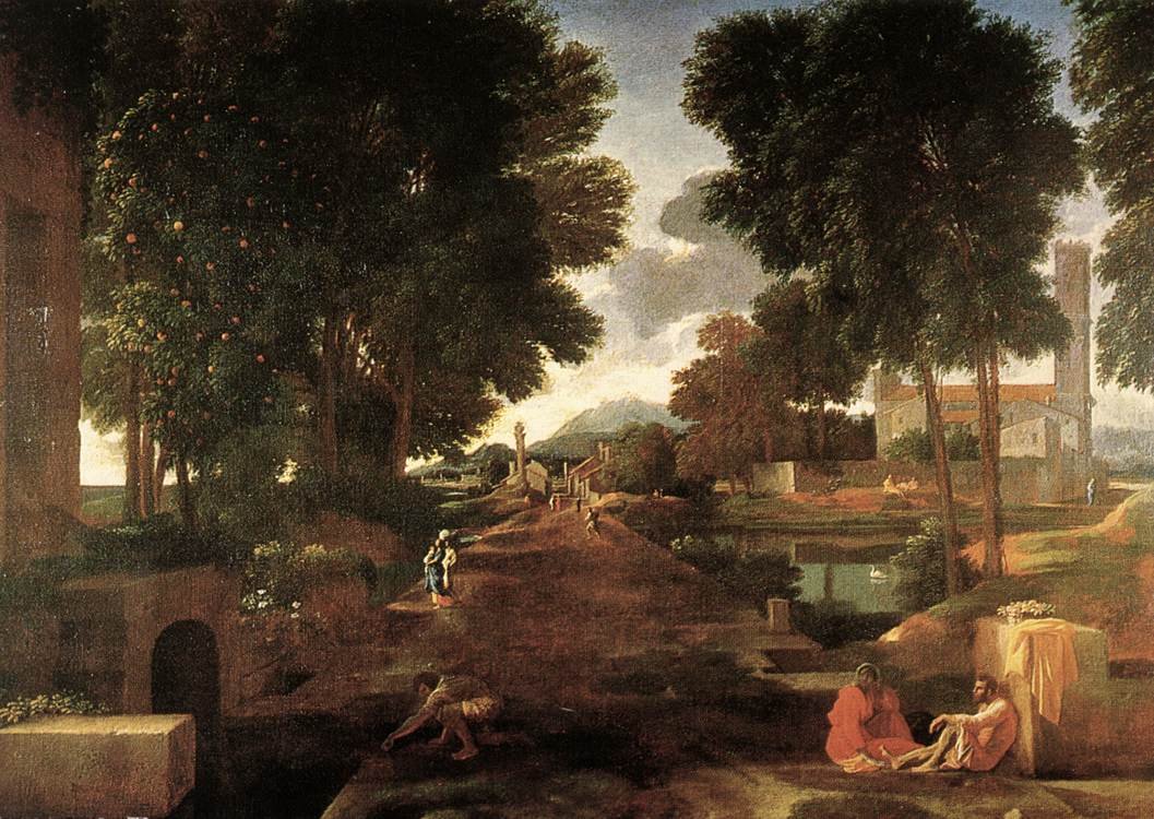 A Roman Road av Nicolas Poussin