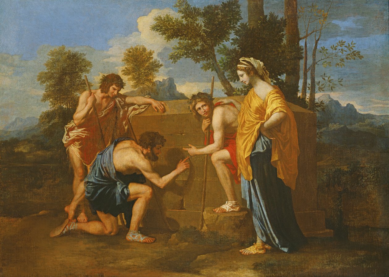 Arkadiska herdar av Nicolas Poussin