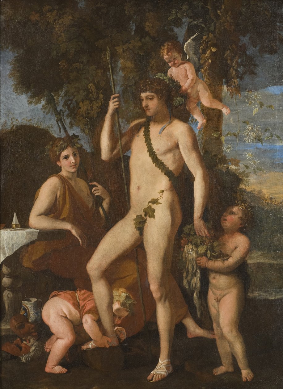 Bacchus-Apollo, 1620-25 av Nicolas Poussin