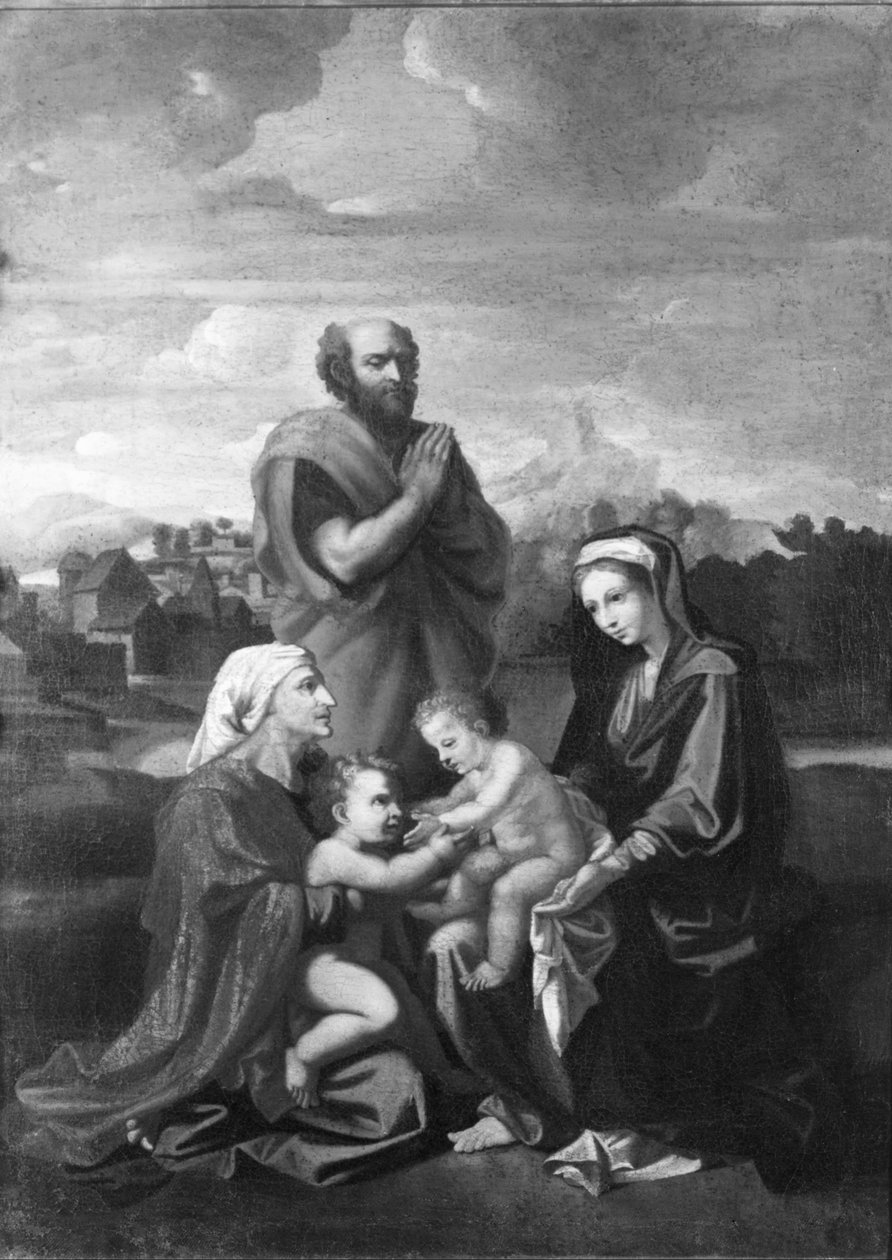Holy Family av Nicolas Poussin