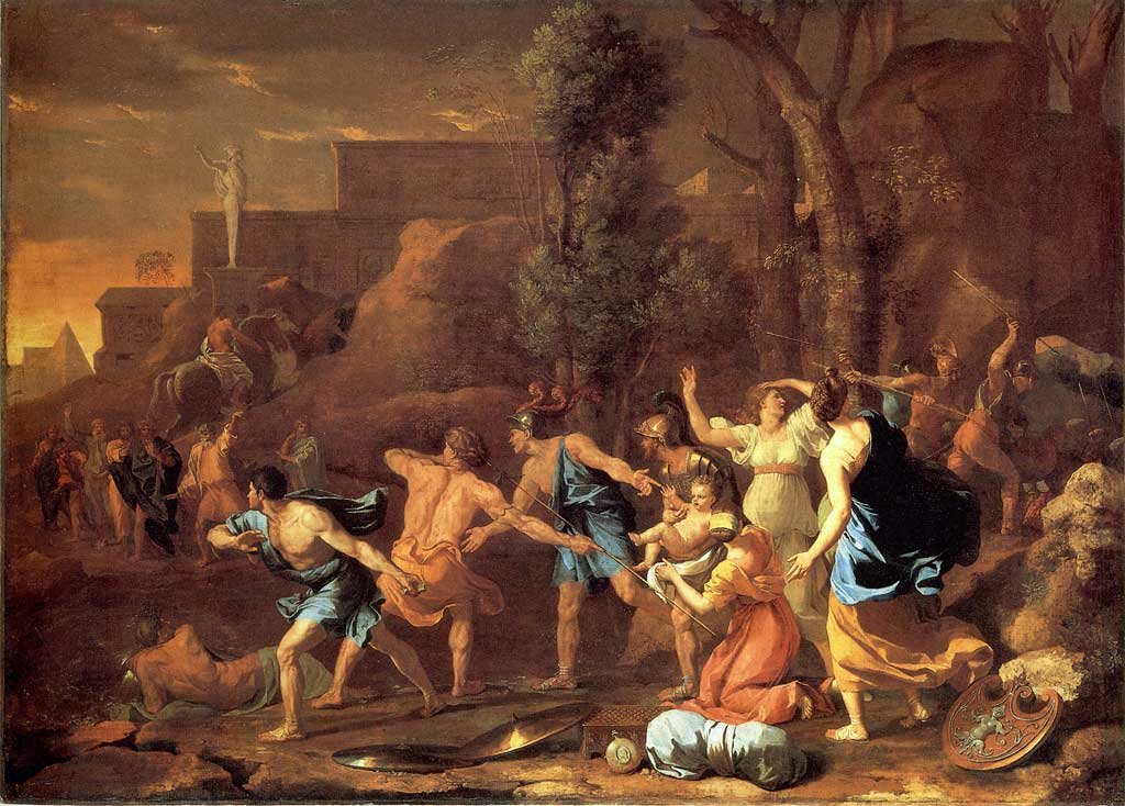 Le Jeune Pyrrhus sauvé av Nicolas Poussin