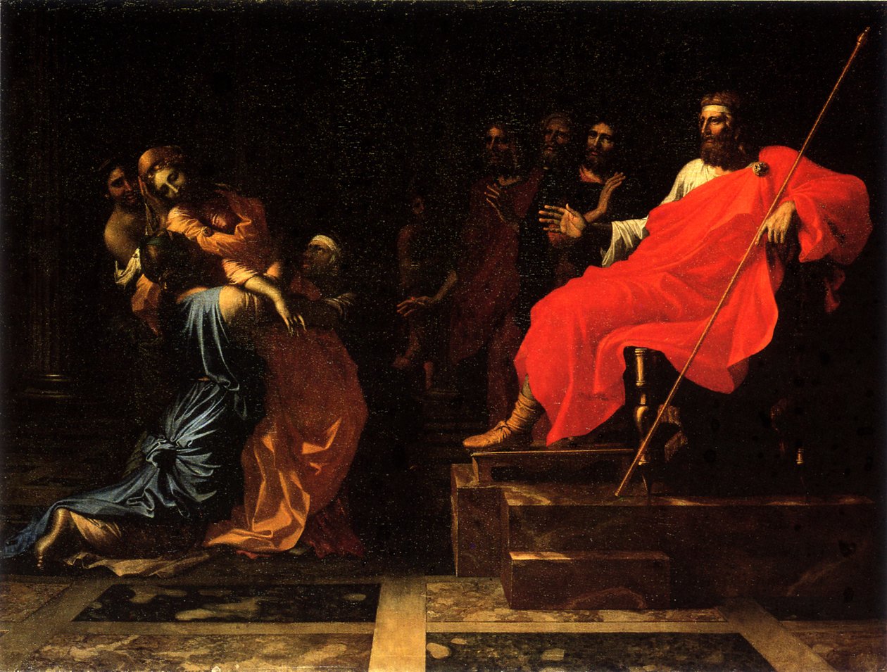 Esther devant Assuérus av Nicolas Poussin