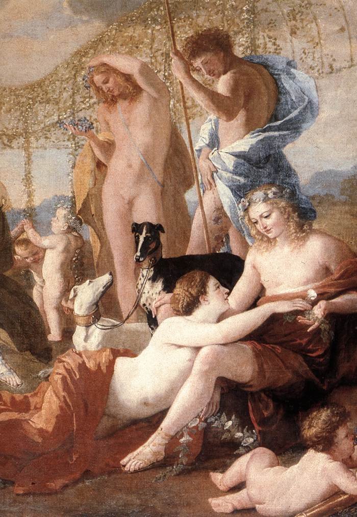 The Empire of Flora (detail) av Nicolas Poussin