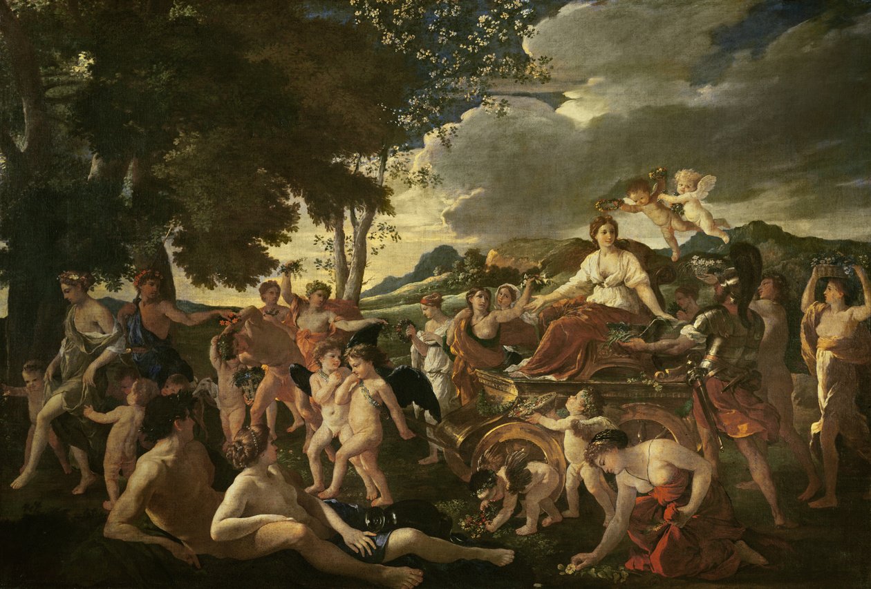 Florans triumf, c.1627-28 av Nicolas Poussin