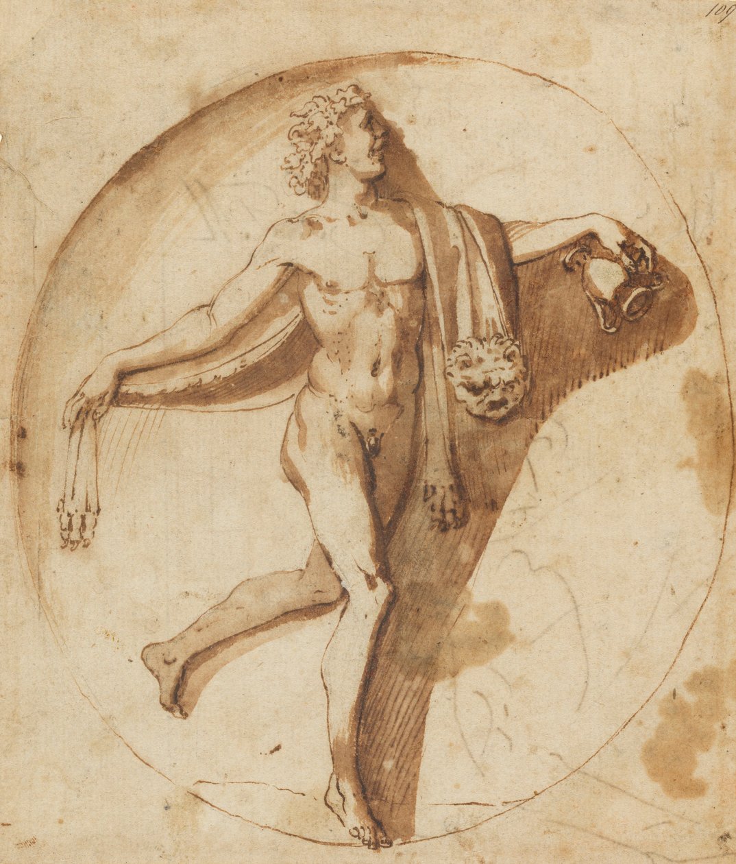 Votary av Bacchus, c.1640 av Nicolas Poussin