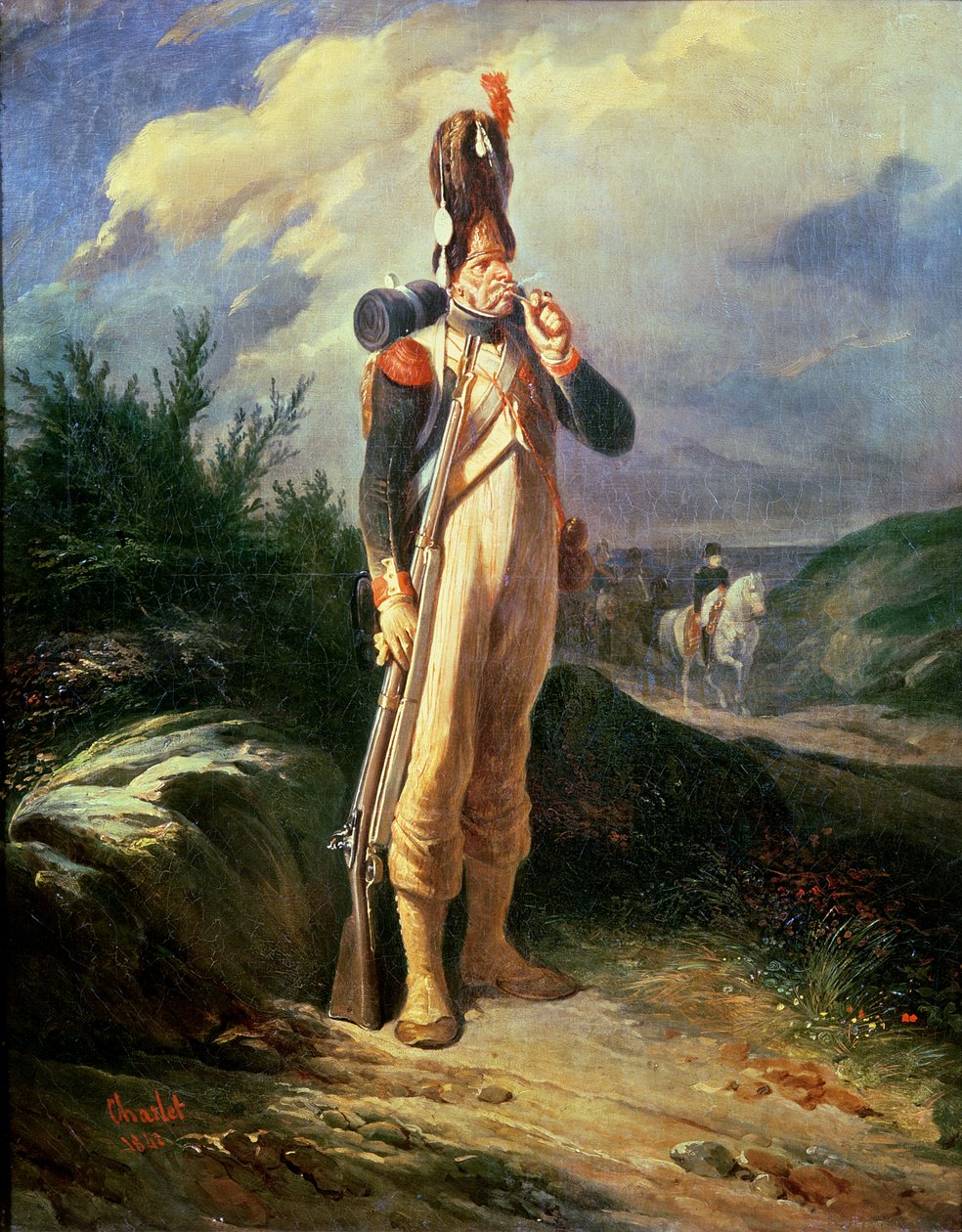 Grenadiergardet, 1842 av Nicolas Toussaint Charlet