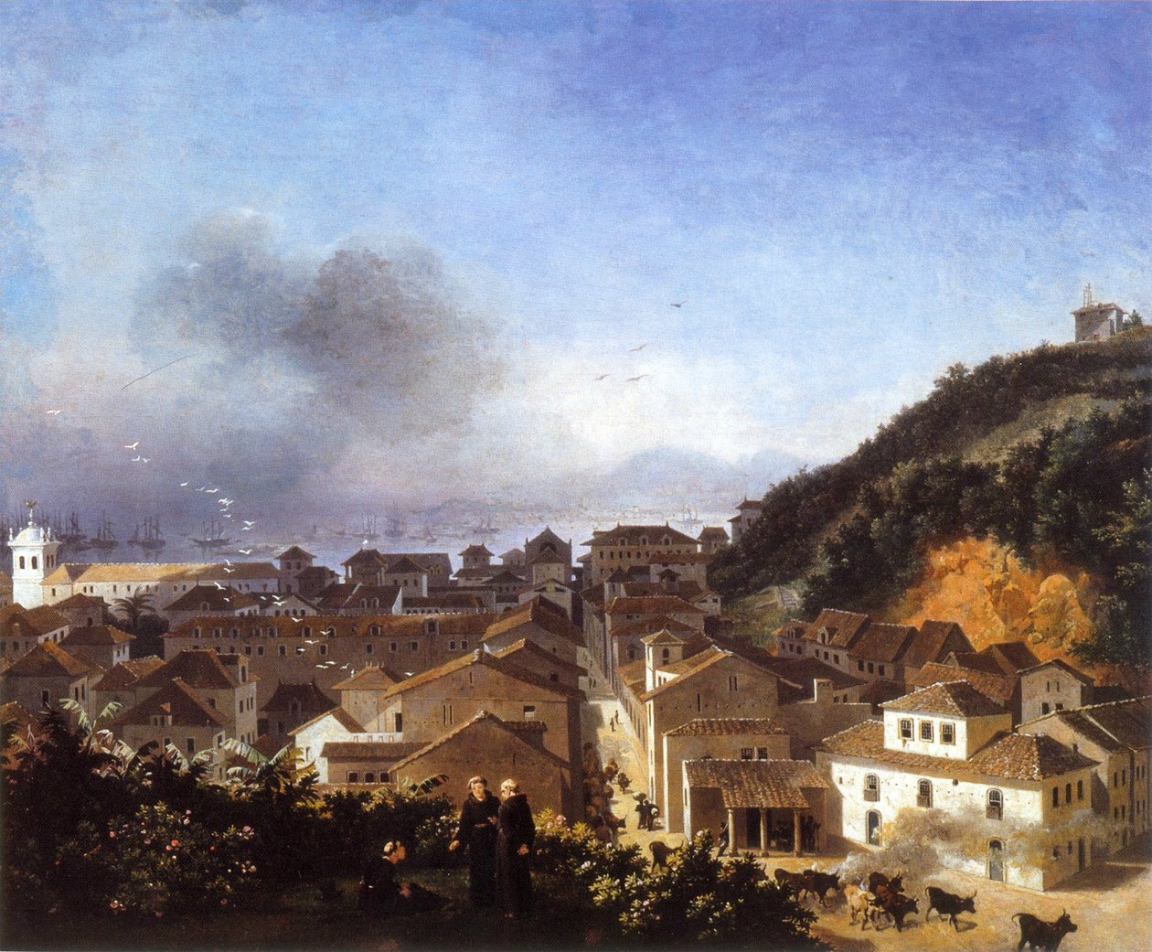 Carioca Square, Rio de Janeiro av Nicolas Antoine Taunay