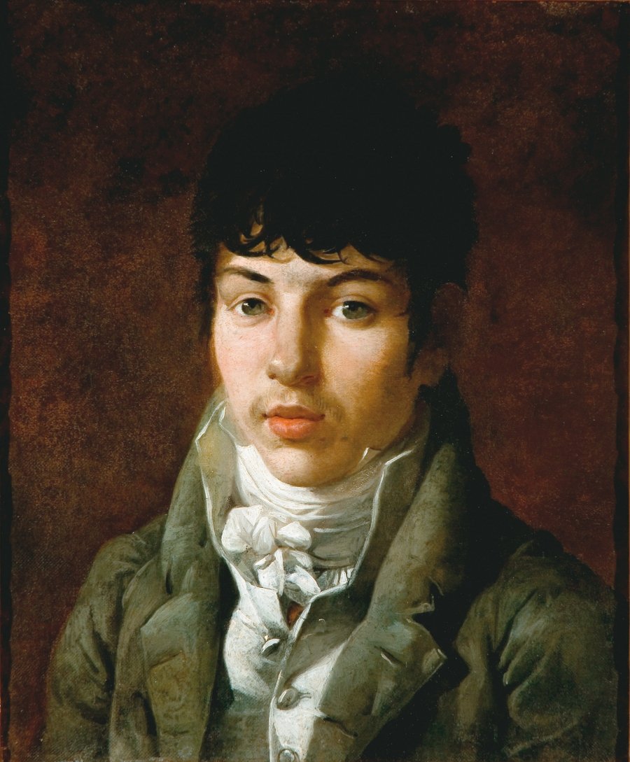 Portrait of the authors son, the painter Felix Emile Taunay av Nicolas Antoine Taunay