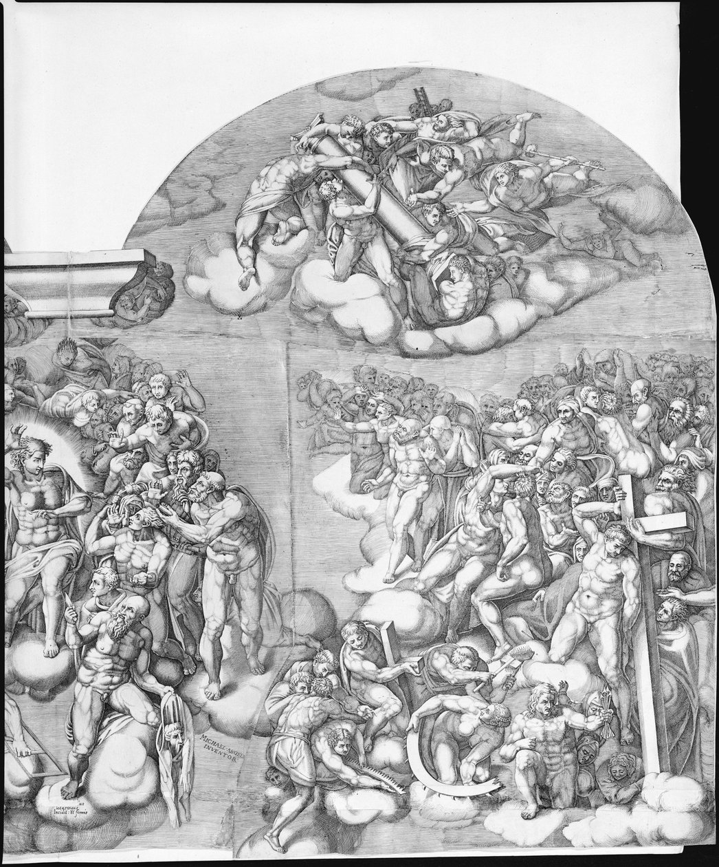 Michelangelos sista dom, 1562, 1562. av Nicolas Beatrizet