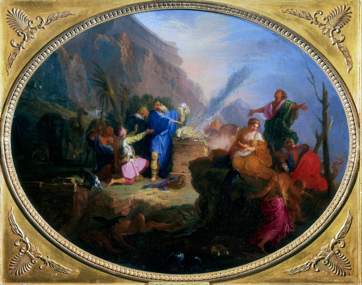 Noahs offer, c1688-1736 av Nicolas Bertin