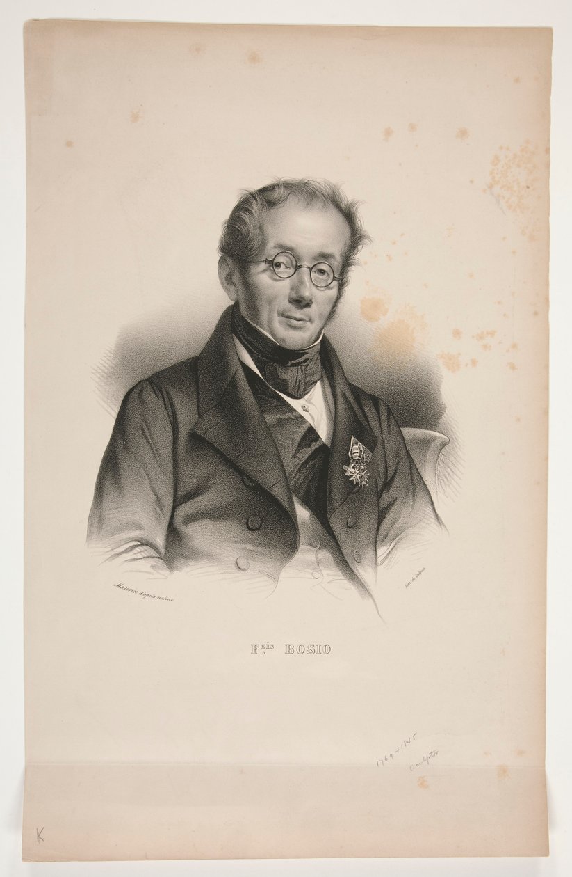 Porträtt av [baron Fran?ois-Joseph] Bosio av Nicolas Eustache Maurin
