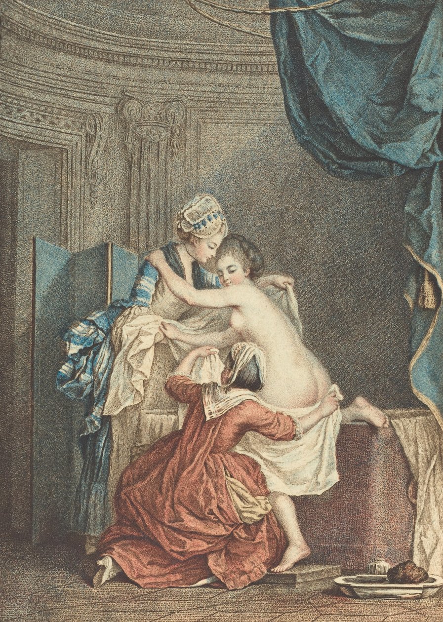Le bain Badet. av Nicolas Francois Regnault