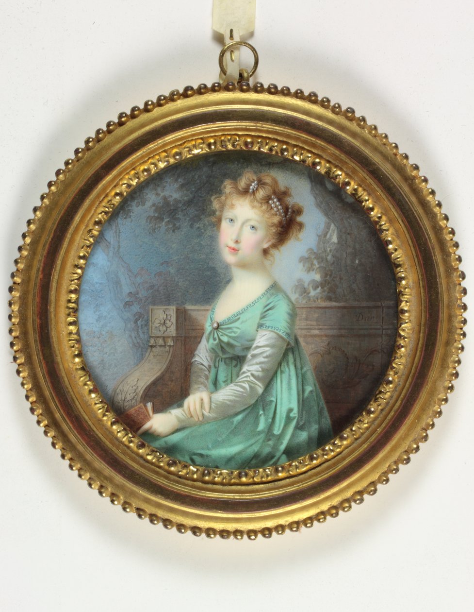 Marie-Antoinette-Therese, Princesse des Asturies (emalj) av Nicolas François Dun