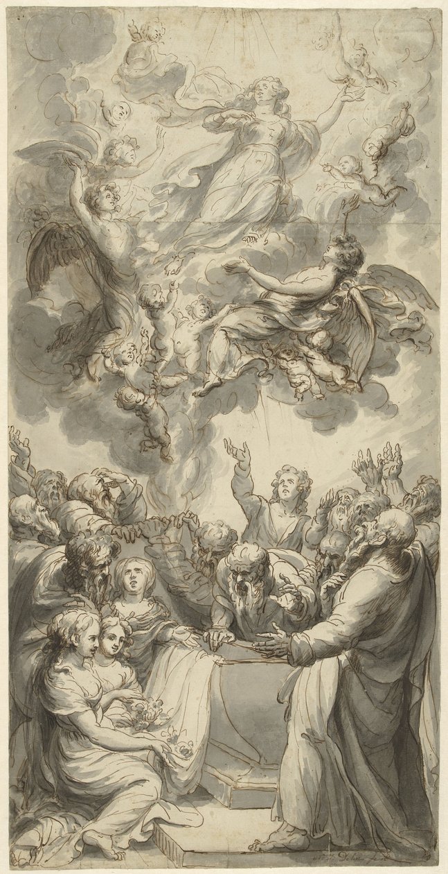 Marias himmelsfärd av Nicolas Joseph Delin