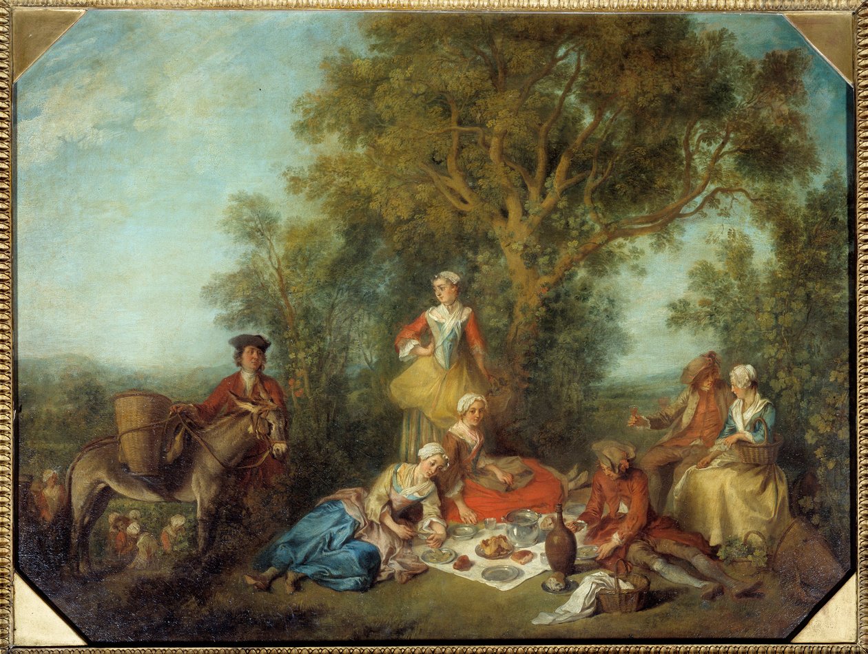 Höst. Målning av Nicolas Lancret (1690-1743) av Nicolas Lancret