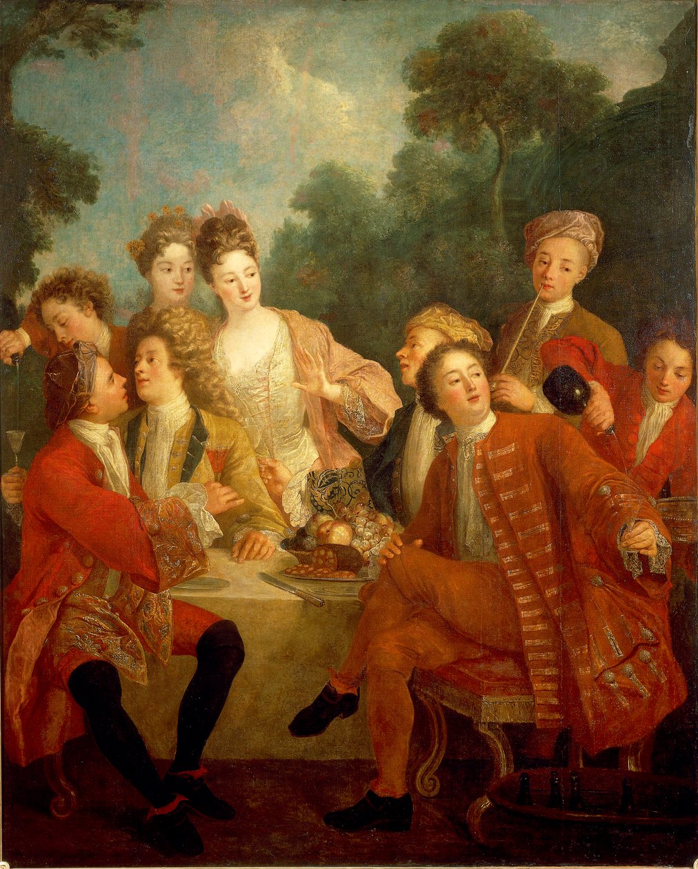 Frukost i parken av Nicolas Lancret