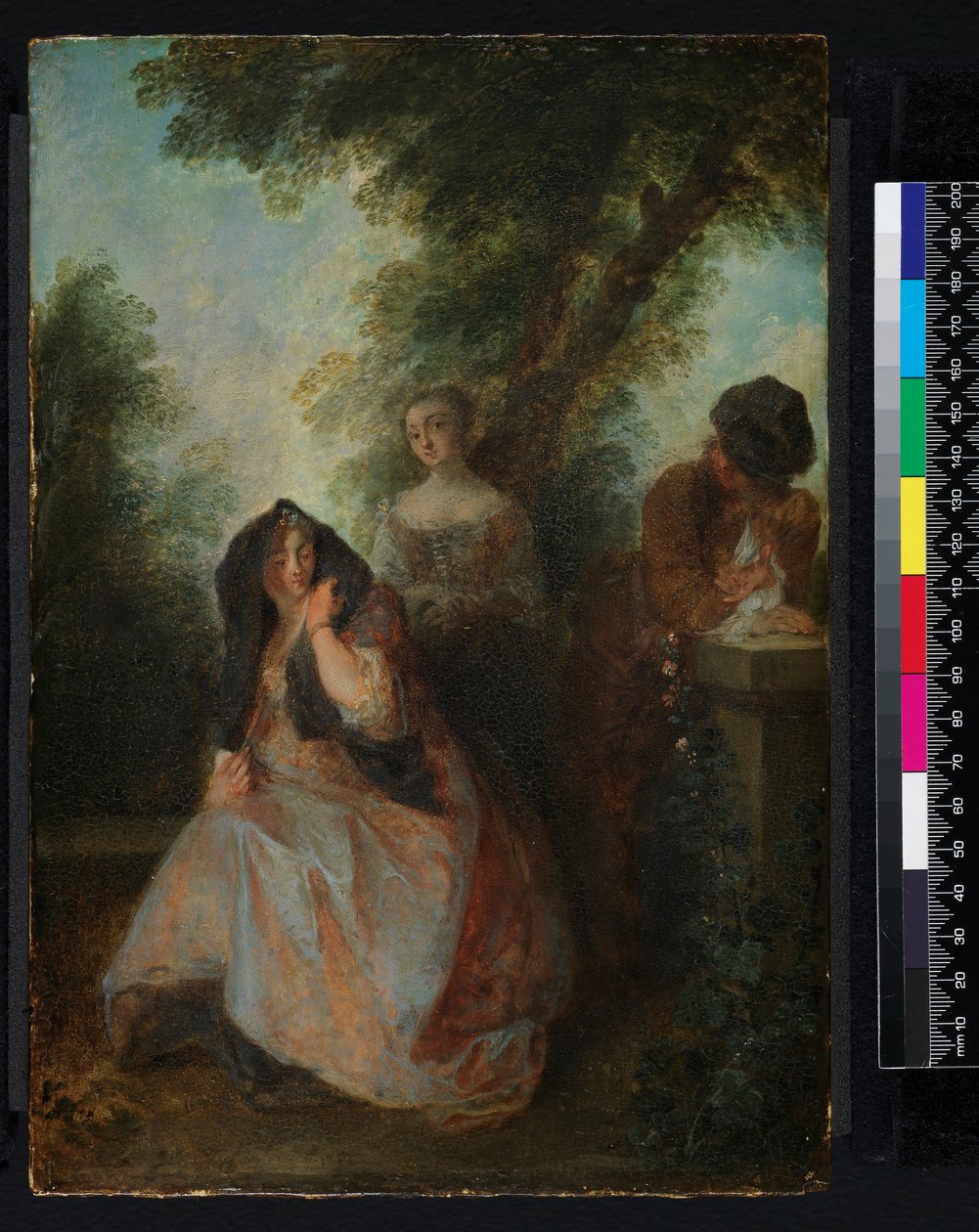 I denna härliga ensamhet...", före 1743 av Nicolas Lancret