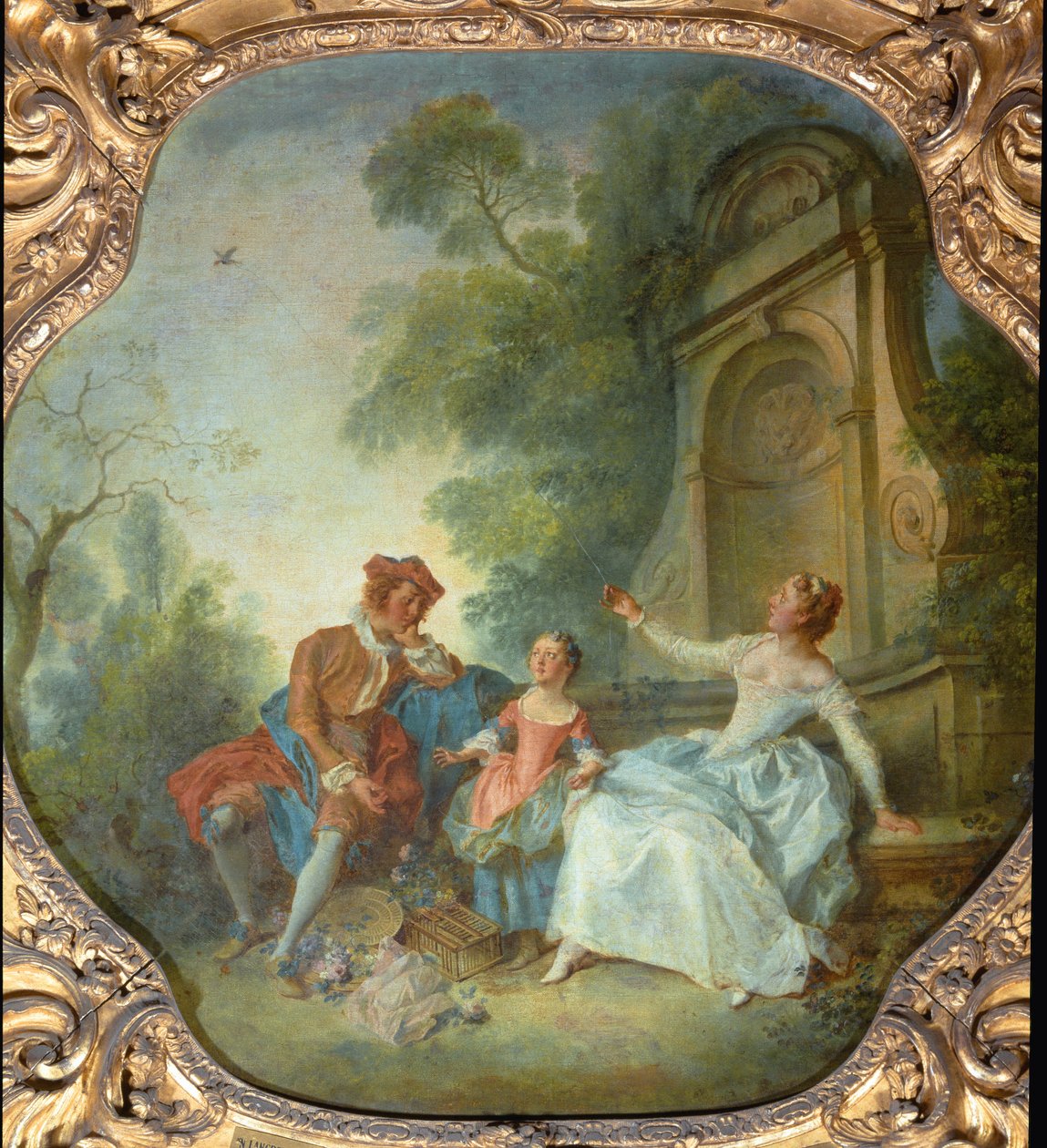 Innocence (olja på duk av Nicolas Lancret