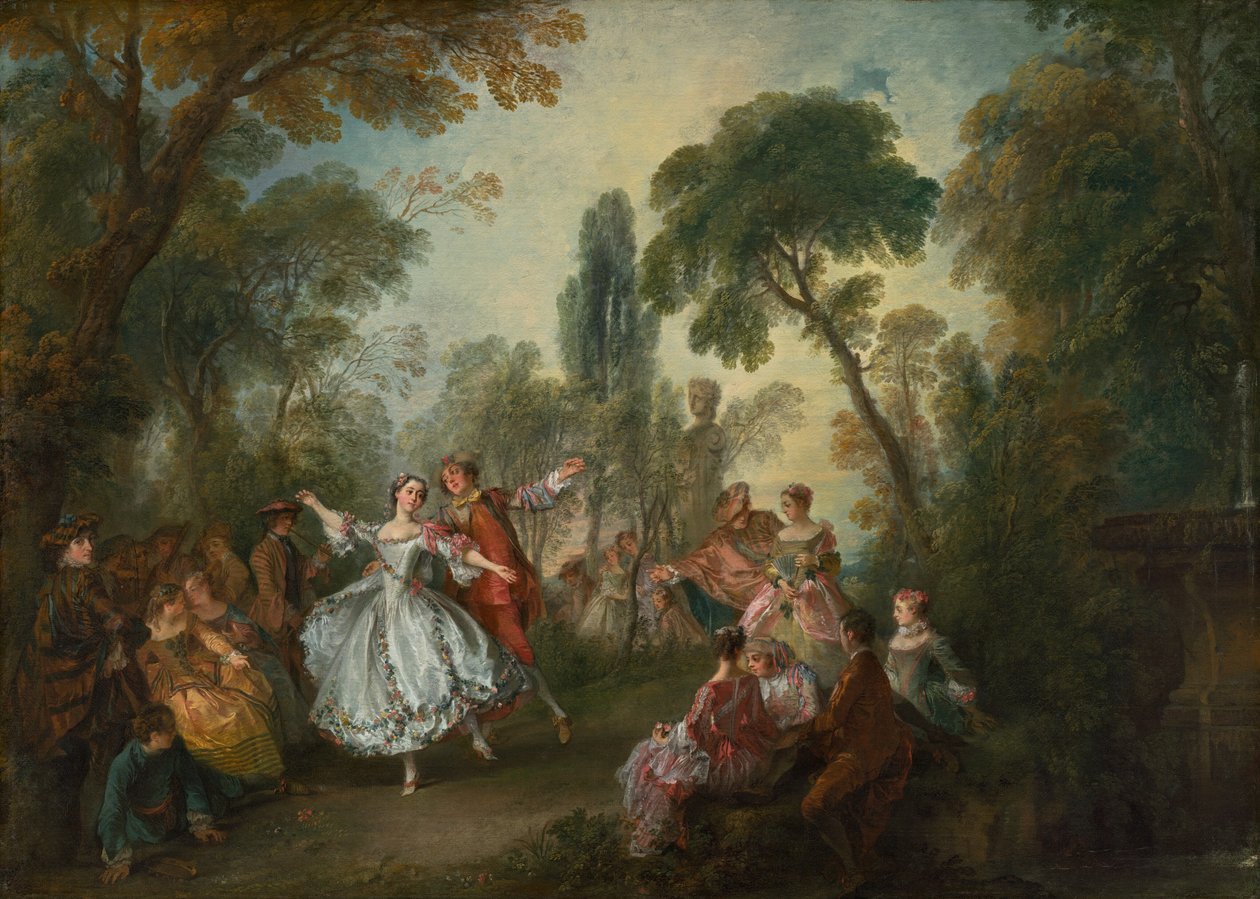 La Camargo dansar av Nicolas Lancret