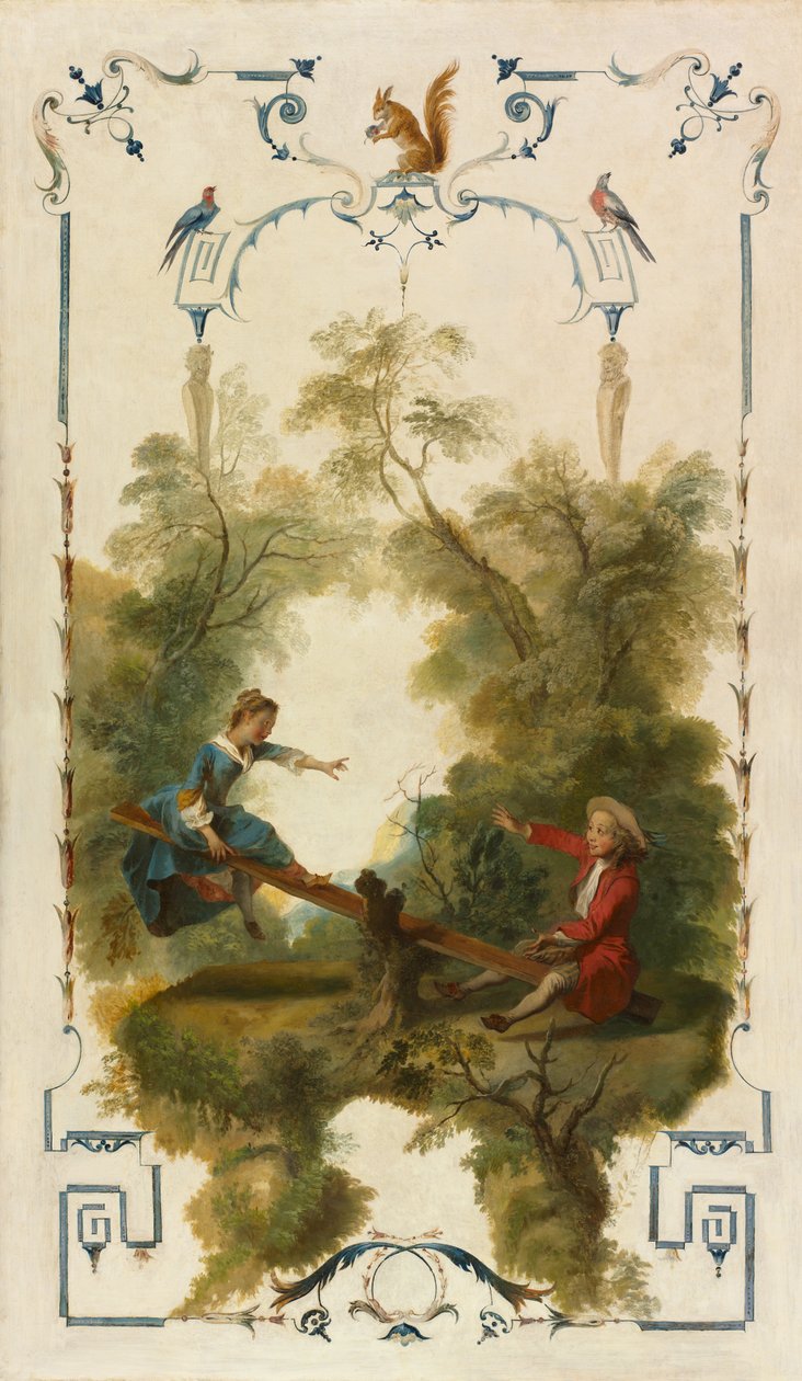 Gungbrädan av Nicolas Lancret
