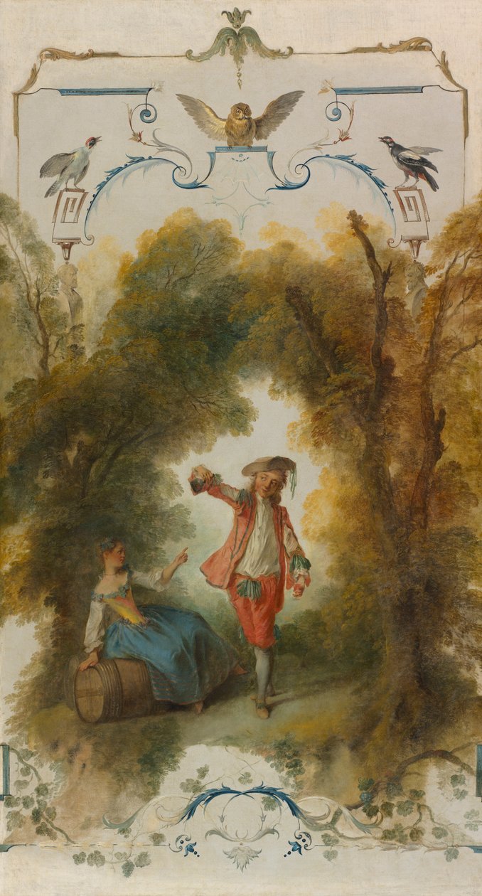 Vingården, ca. 1723-1727. av Nicolas Lancret