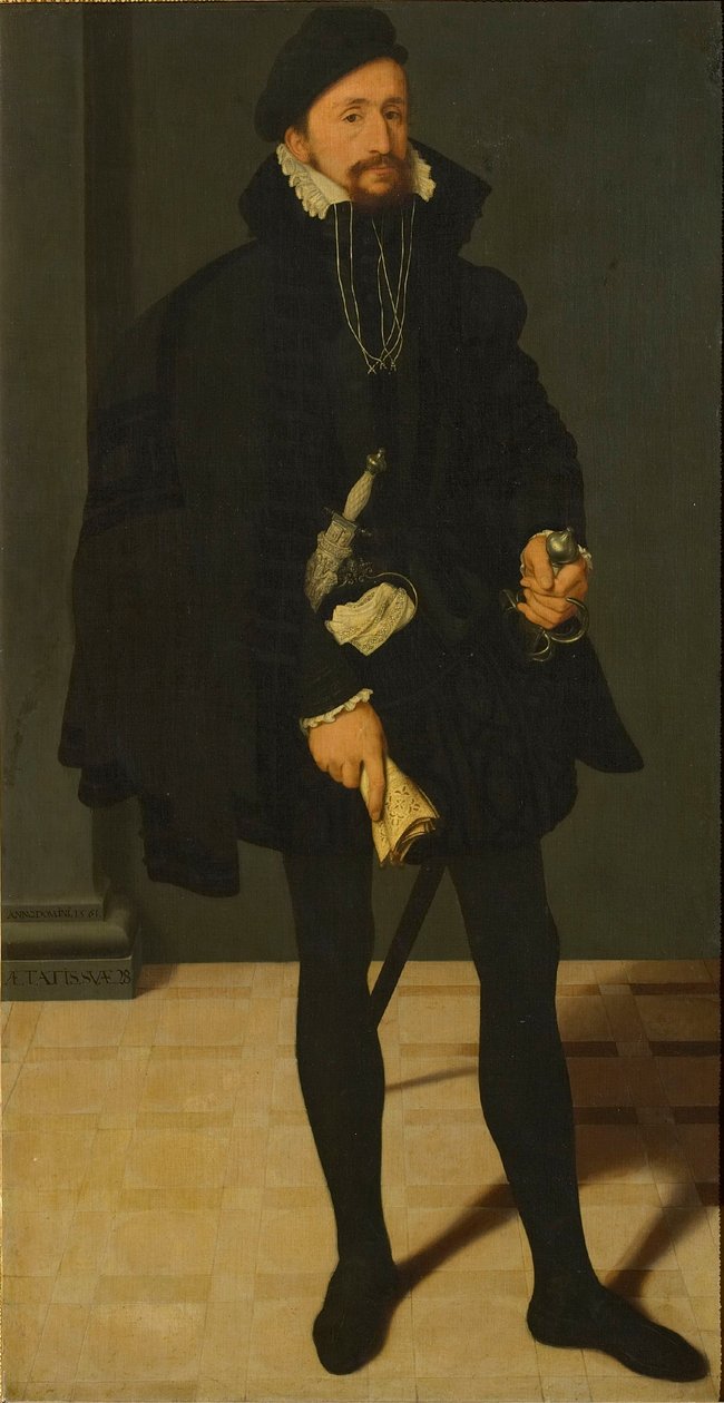 Porträtt av Hans Heinrich Pilgram, 1561. av Nicolas Neufchatel