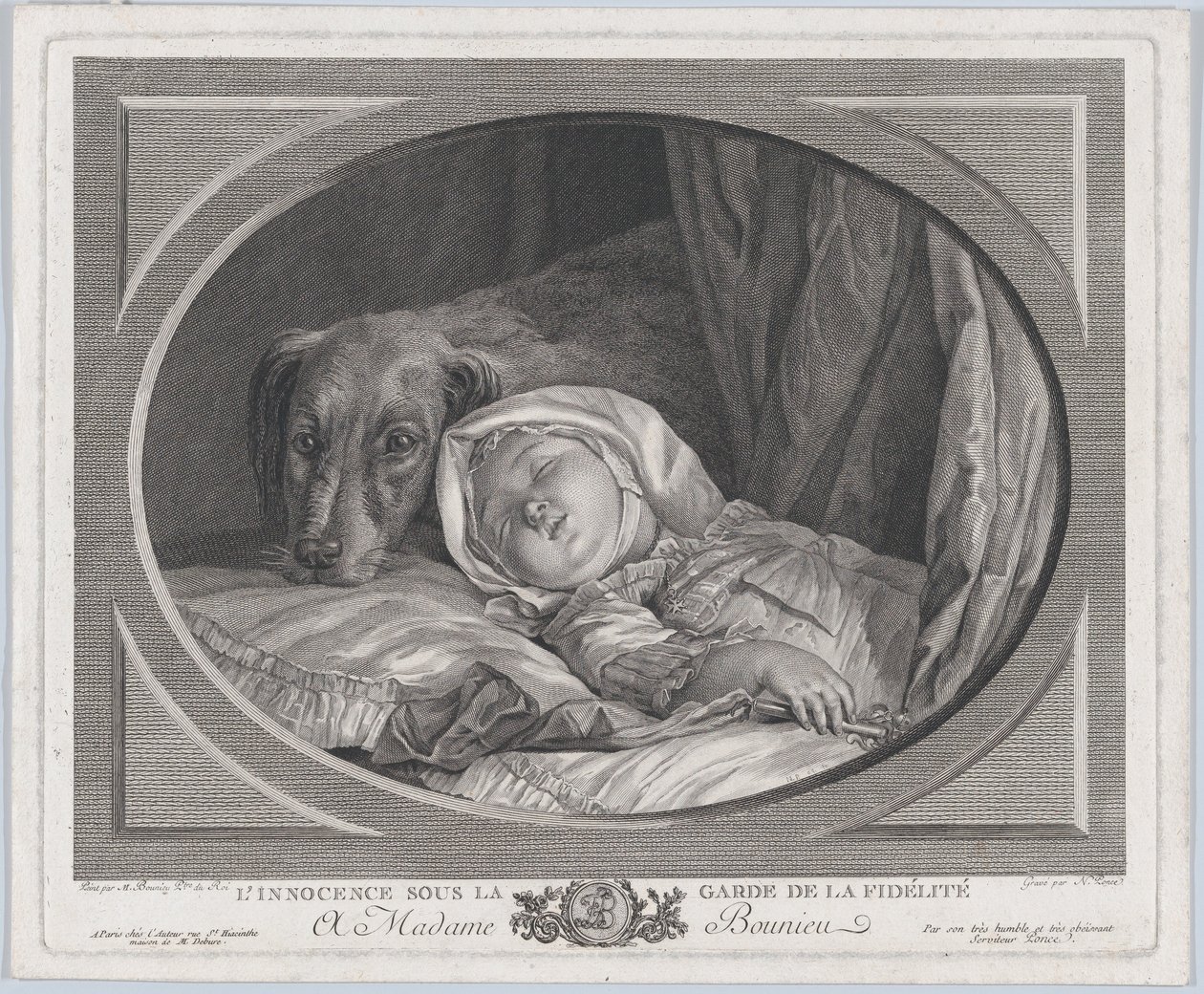 Oskuld bevakad av trofasthet, 1761-1831., 1761-1831. av Nicolas Ponce