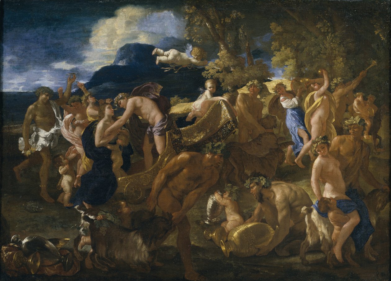 Bachnal, 1625-1626 av Nicolas Poussin