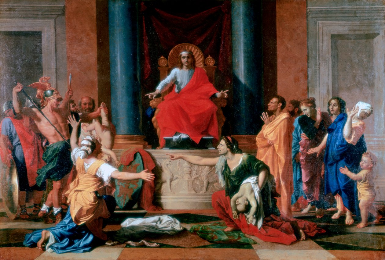 Salomos dom, 1649 av Nicolas Poussin