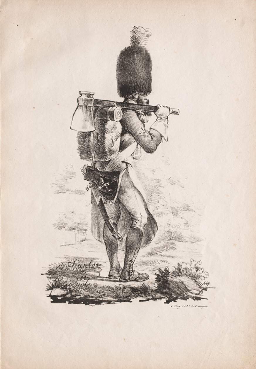 Militärdräkter: Infantry Sapper av Nicolas Toussaint Charlet