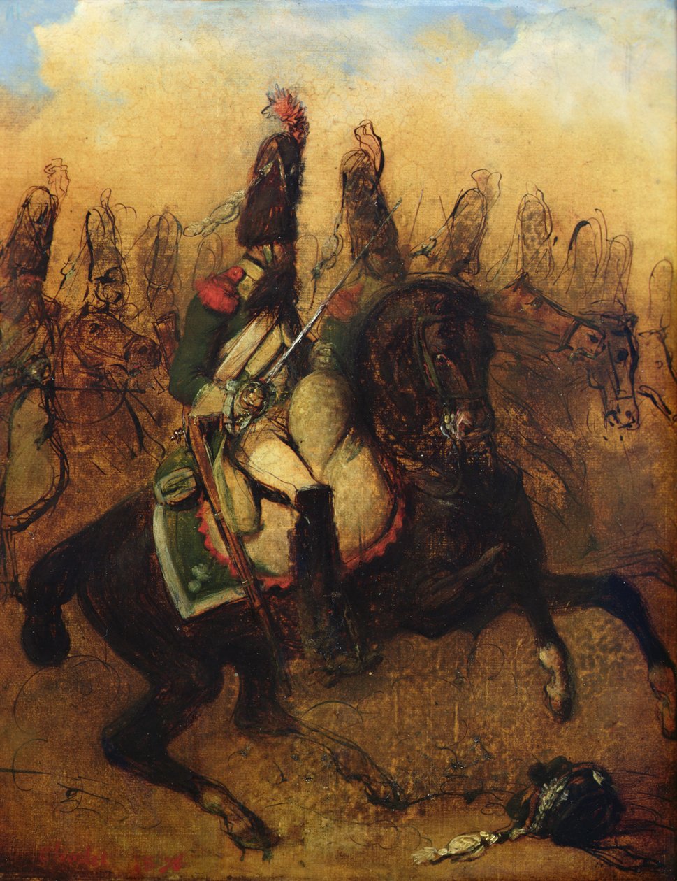 The Charge (målning) av Nicolas Toussaint Charlet