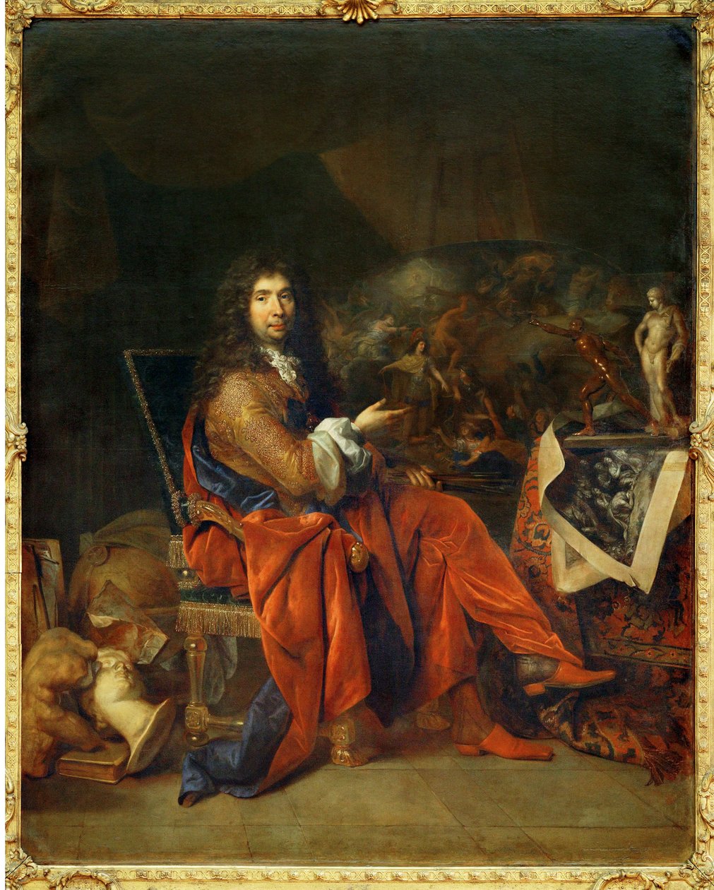 familj ... av Nicolas de (workshop) Largilliere