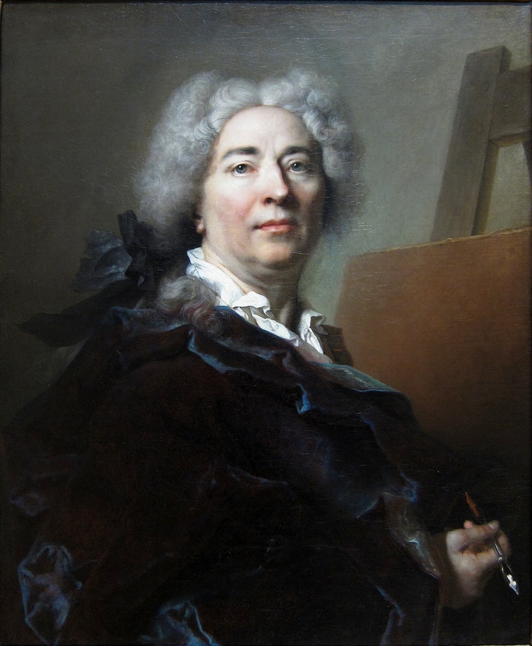 Franska:  Autoportrait Självporträtt av Nicolas de Largillière