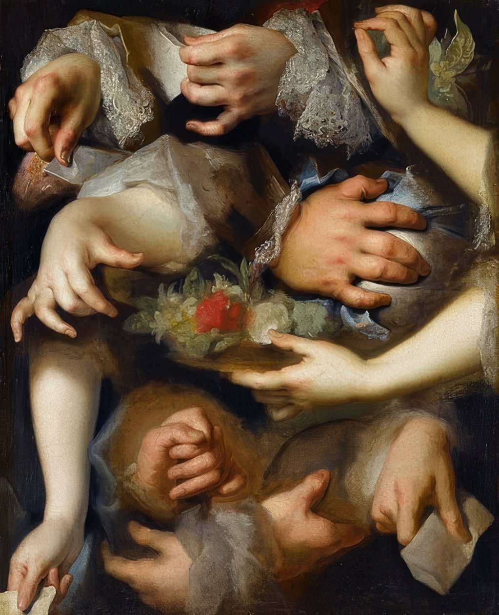 Händer studera. Omkring 1715 av Nicolas de Largillière