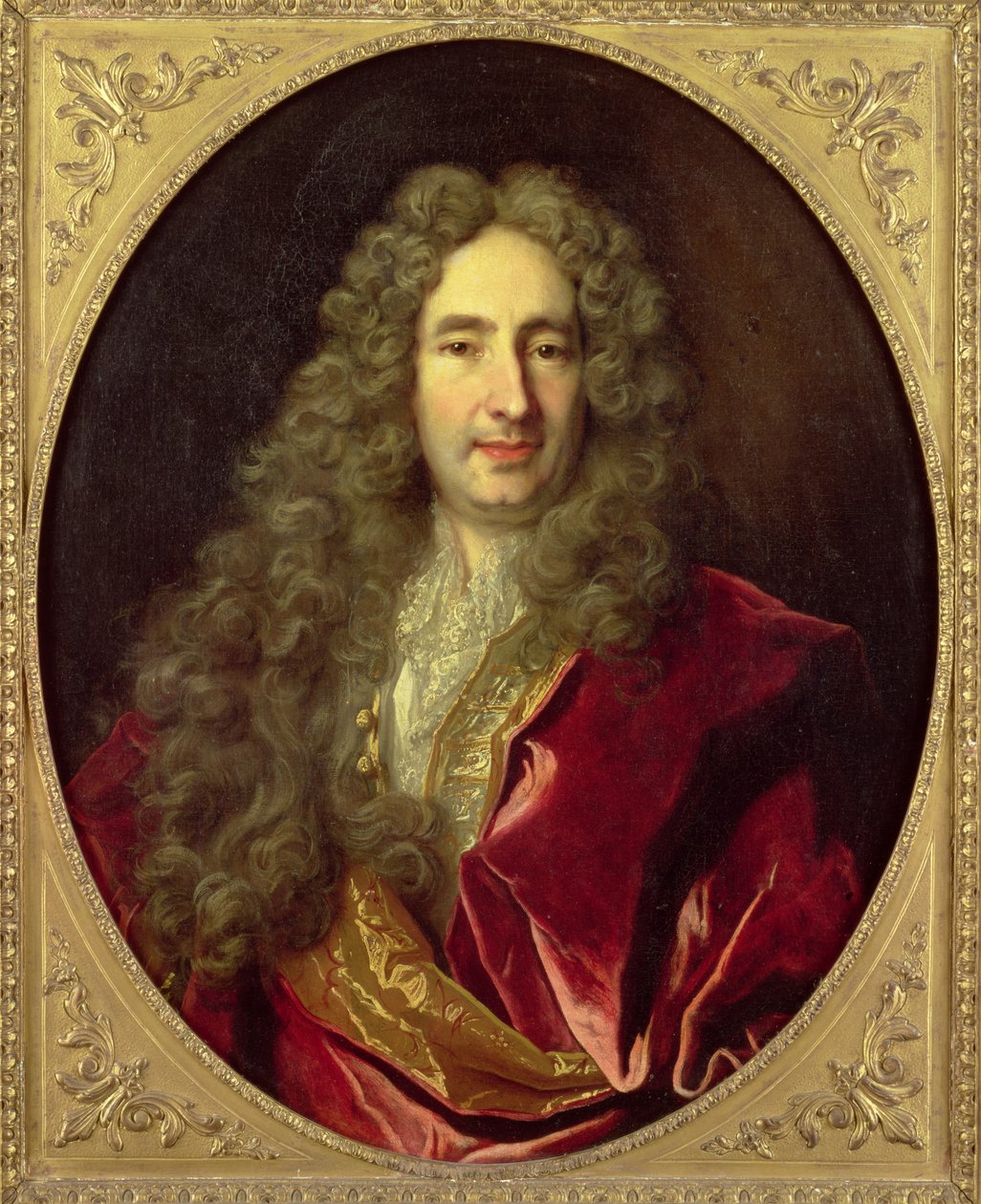 Porträtt av Edme Boursault av Nicolas de Largillière