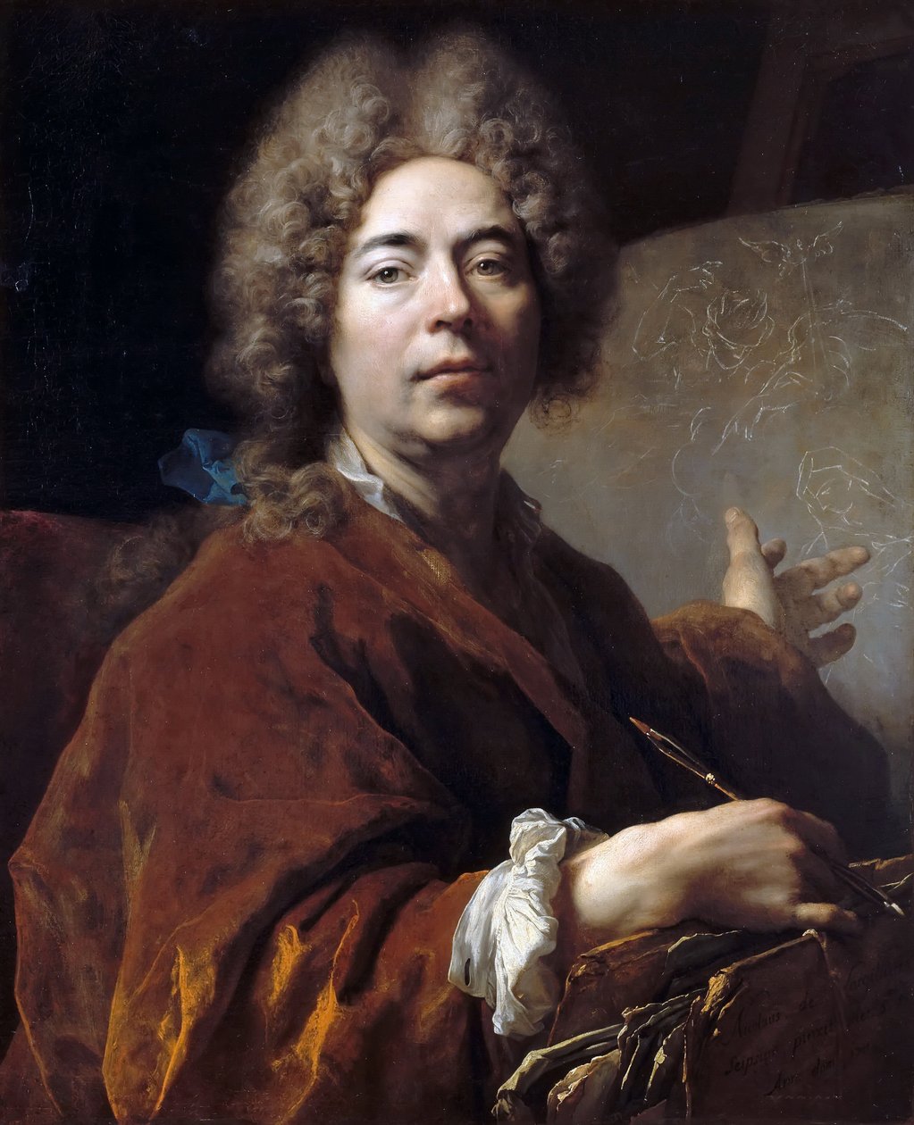 Självporträtt av Nicolas de Largillière