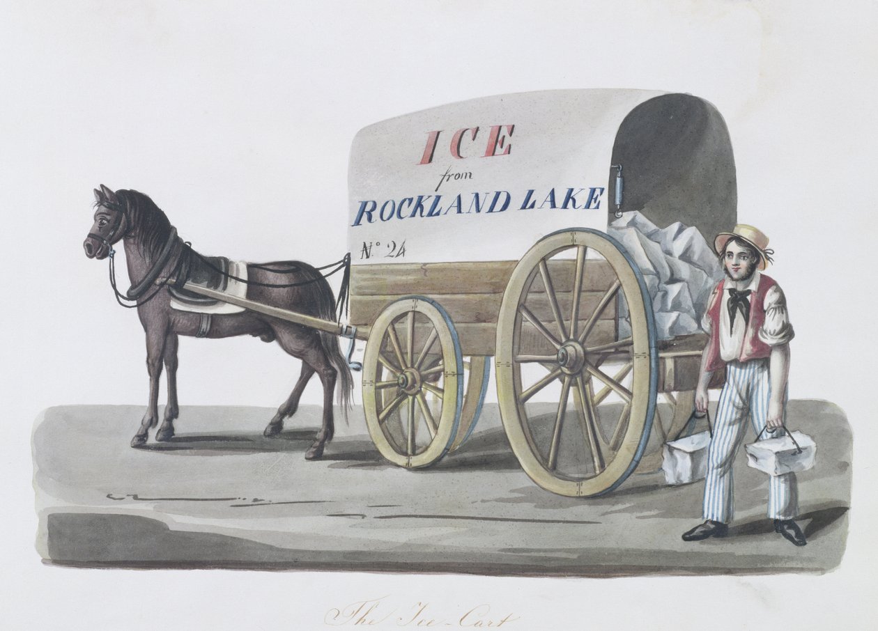 Isvagnen, 1840-48 av Nicolino Calyo