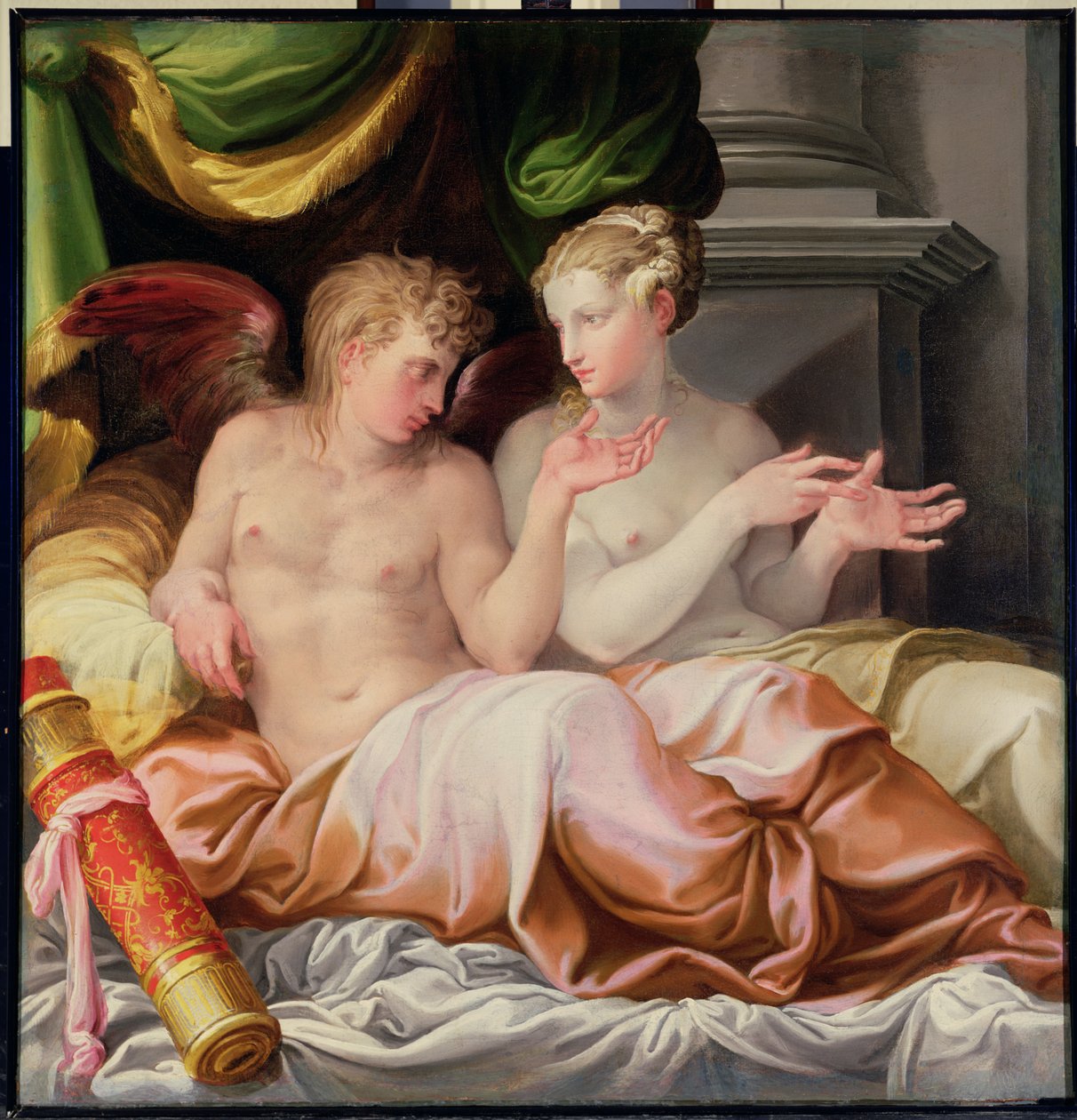 Eros och Psyche, 1500-talet av Nicolo dell Abate