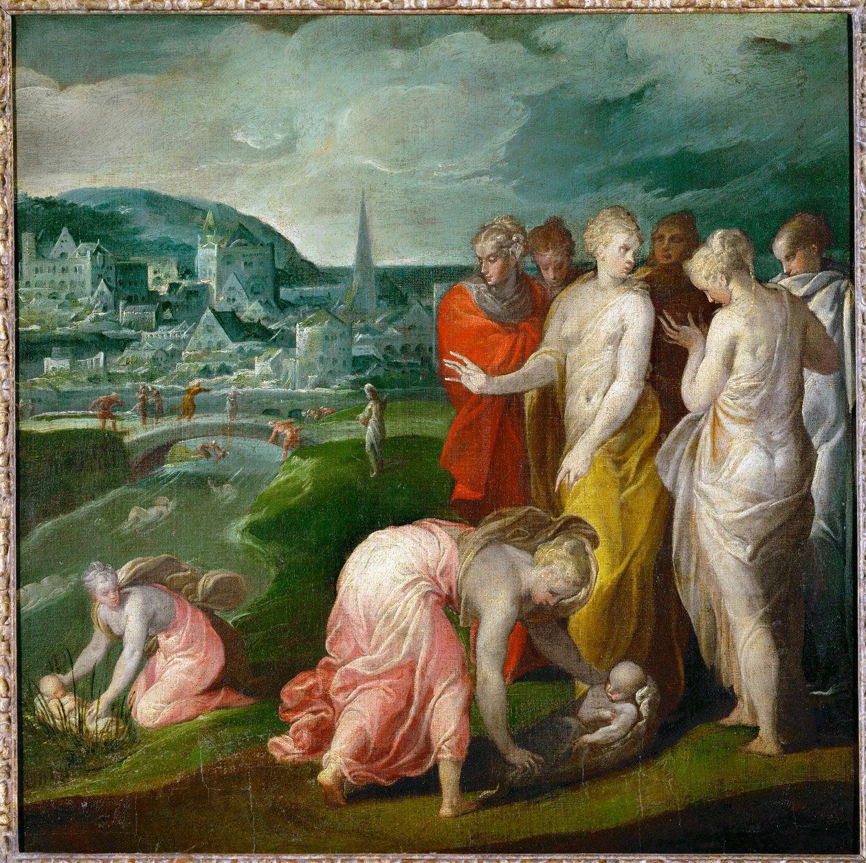 Moses räddar... av Nicolò dell