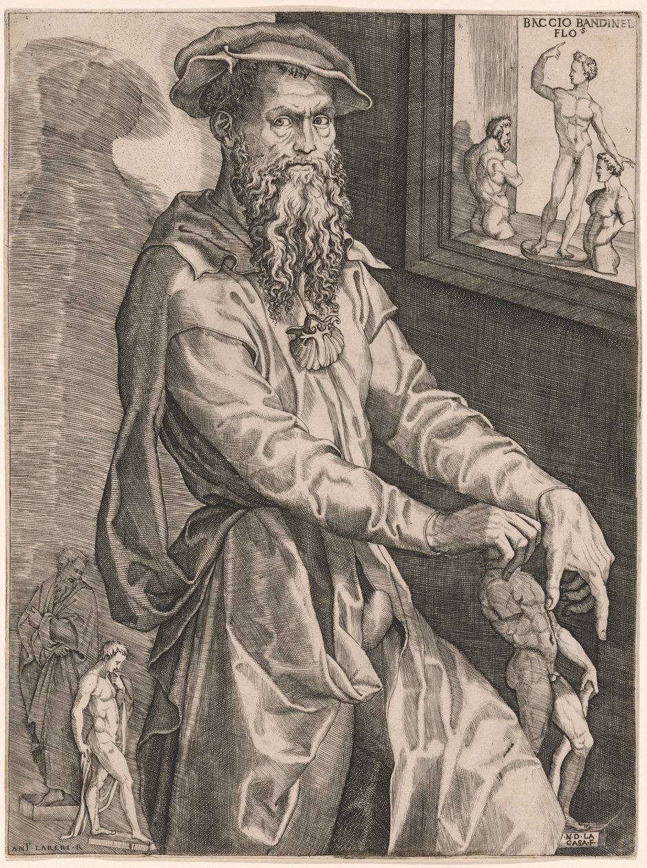 Baccio Bandinelli av Nicolo della Casa