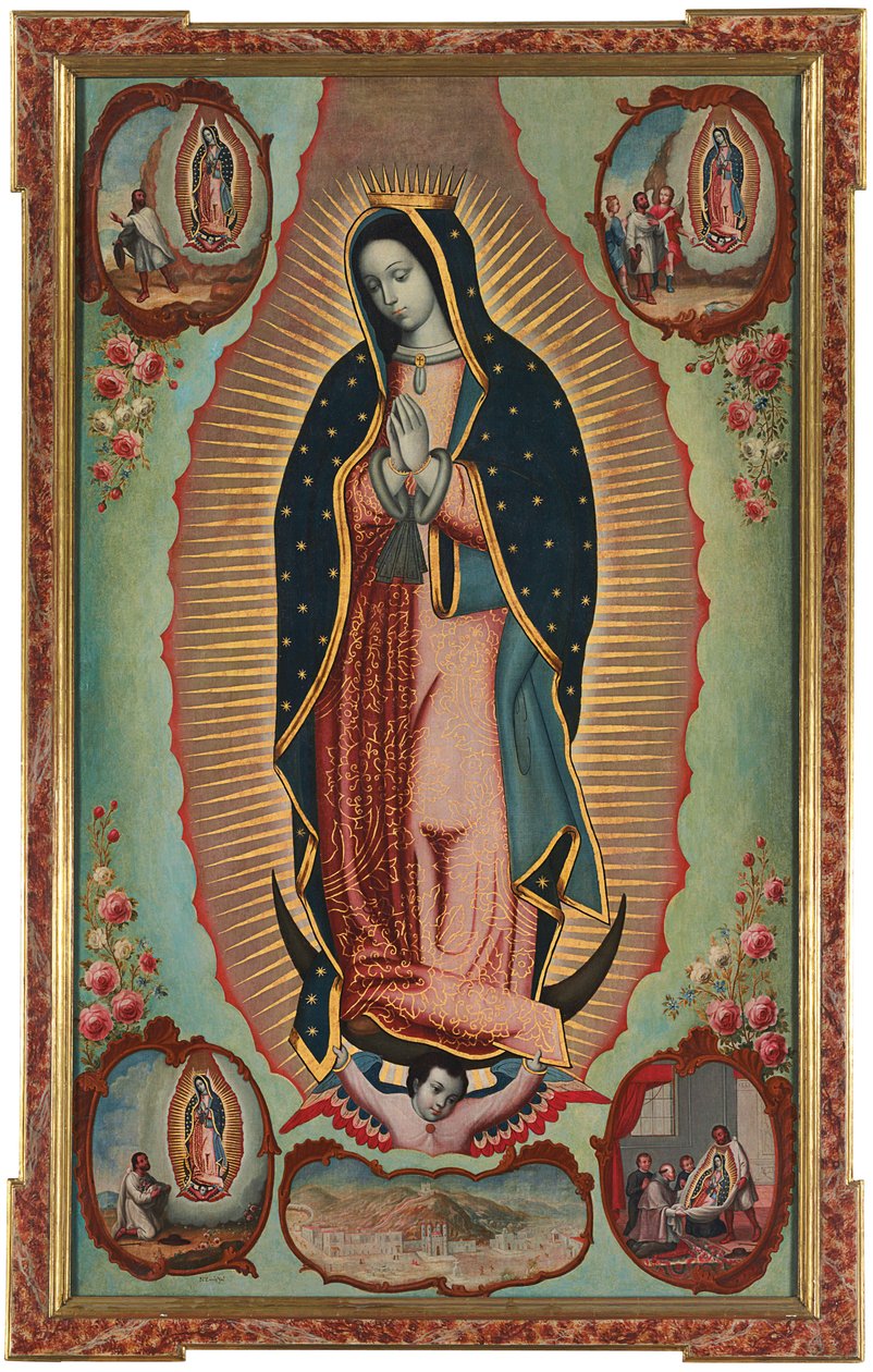 Jungfrun av Guadalupe av Nicolás Enríquez