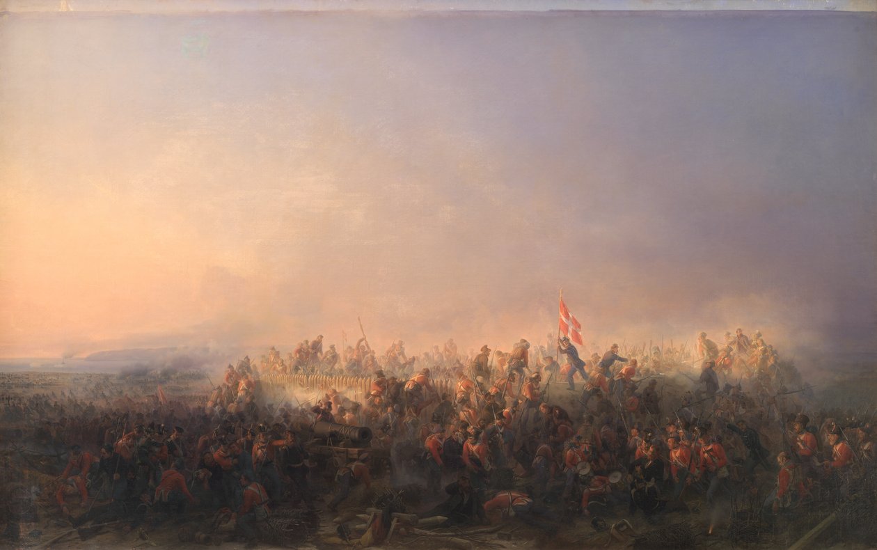 Slaget vid Fredericia den 6 juli 1849 av Niels Simonsen