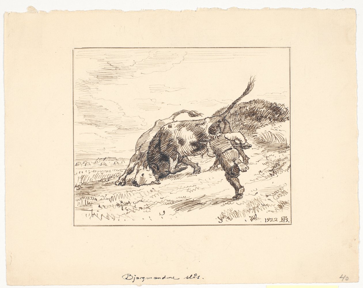 Bergsmännen dödas av Niels Skovgaard